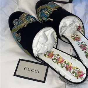 Gucci Dragon Mules